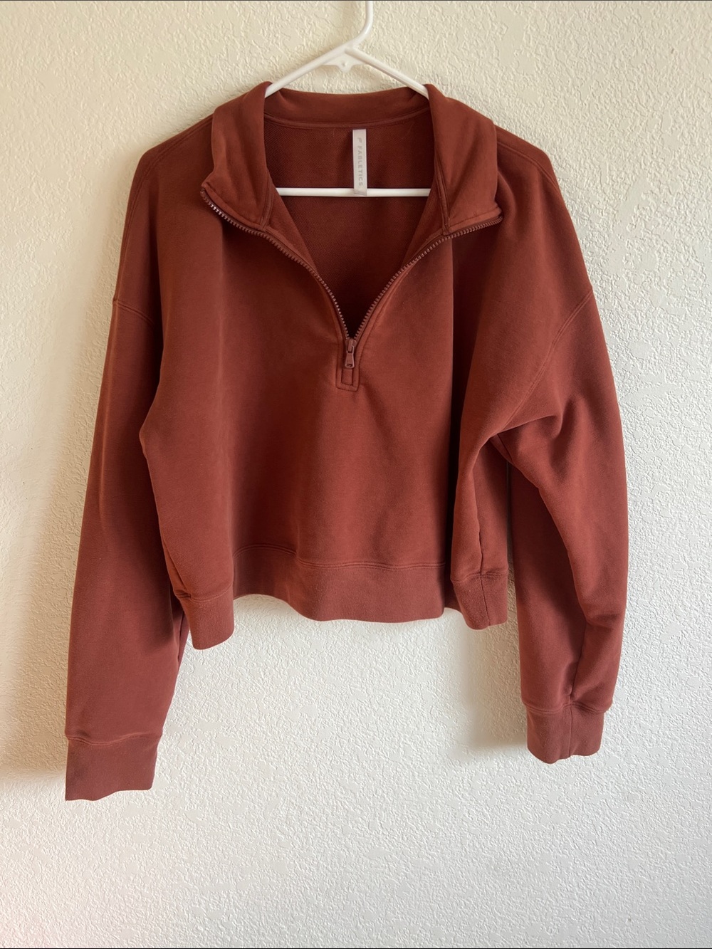 Fabletics Crop Half Zip Sweater